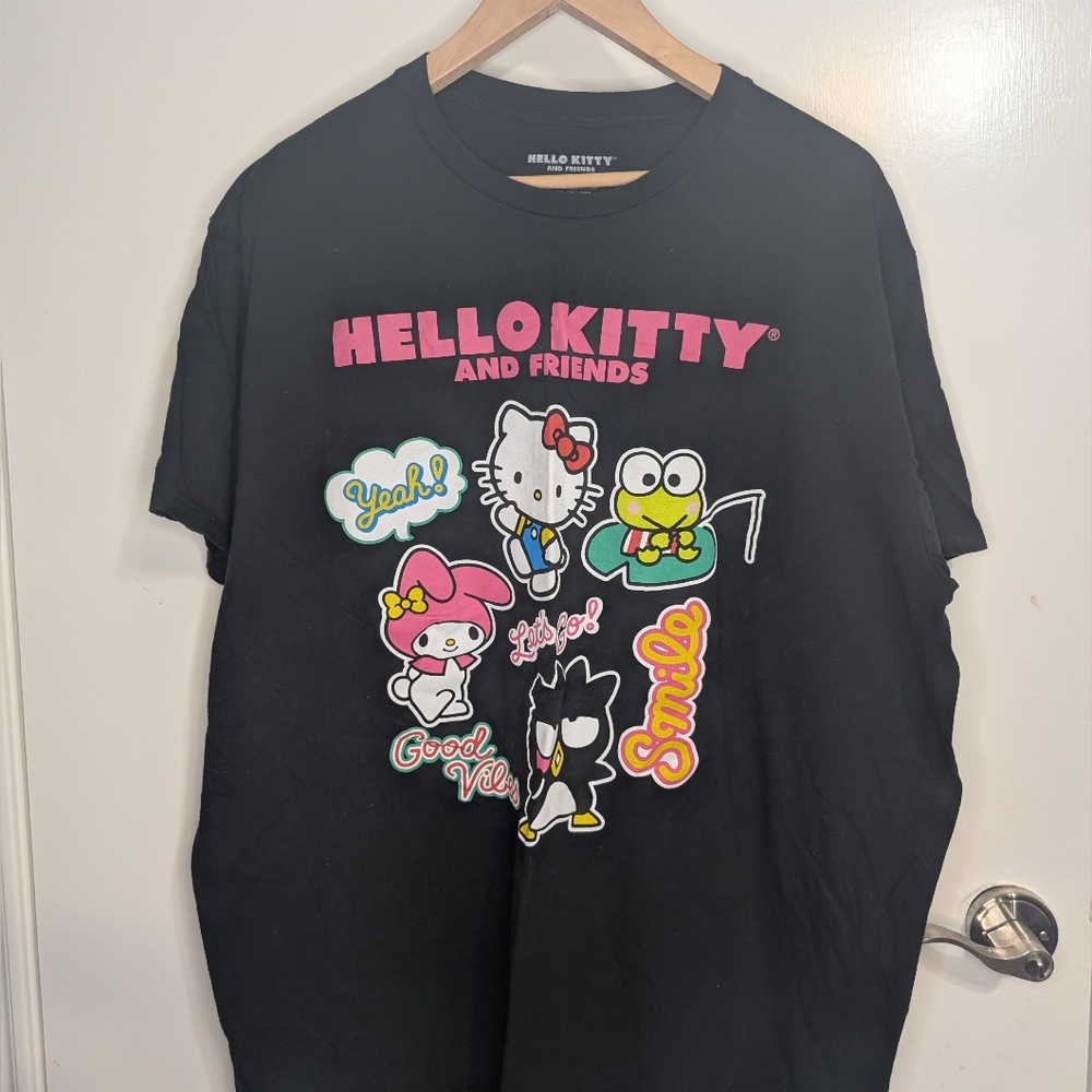 Hello Kitty Black Kids T-Shirt